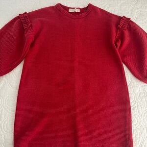 Zara Girls Red Dress Size 8